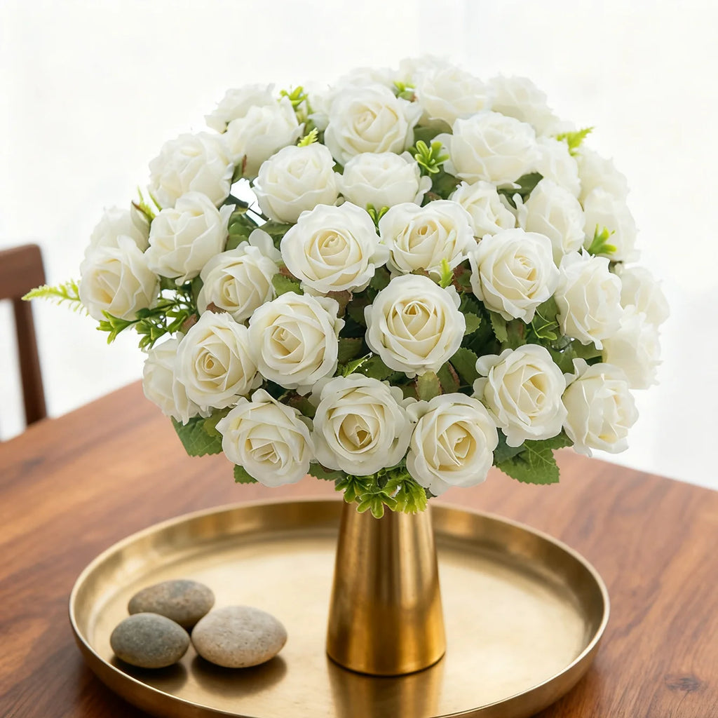 Artificial Silk Rose Bouquet for Wedding & Home Décor Artificial Silk Flowers Babs