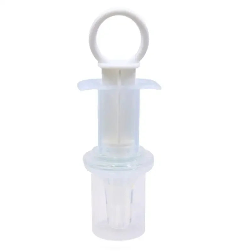 Infant Pacifier Medicine Dropper Silicone Nipple Syringe Baby Medicine Dropper Babs Black