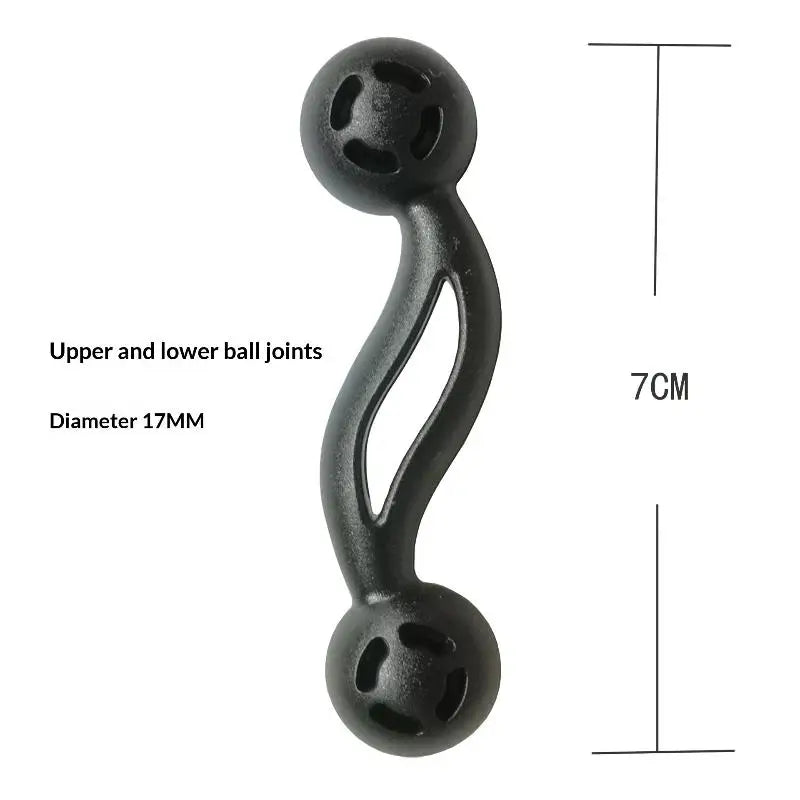 Dual Ball Head Extension Rod for Car Phone Mount – Flexible ABS Car Mount Accessory Babs A10