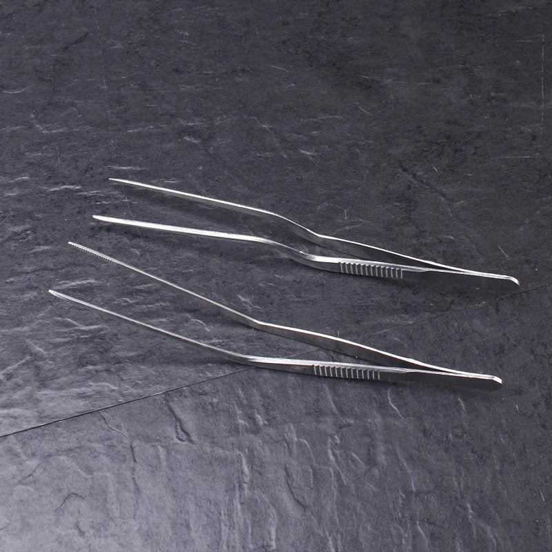 304 Stainless Steel Kitchen Tweezers & BBQ Tongs – 3 Sizes Kitchen Tongs Babs