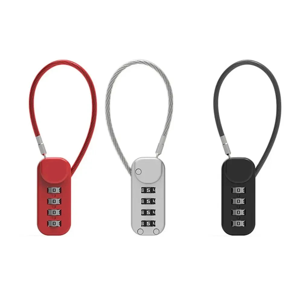 4-Digit Zinc Alloy Combination Padlock – Travel & Luggage Lock Combination Padlock Babs