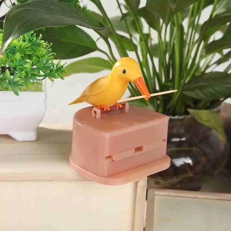 Bird Automatic Toothpick Dispenser Holder – Kitchen Decor Toothpick Dispenser Babs