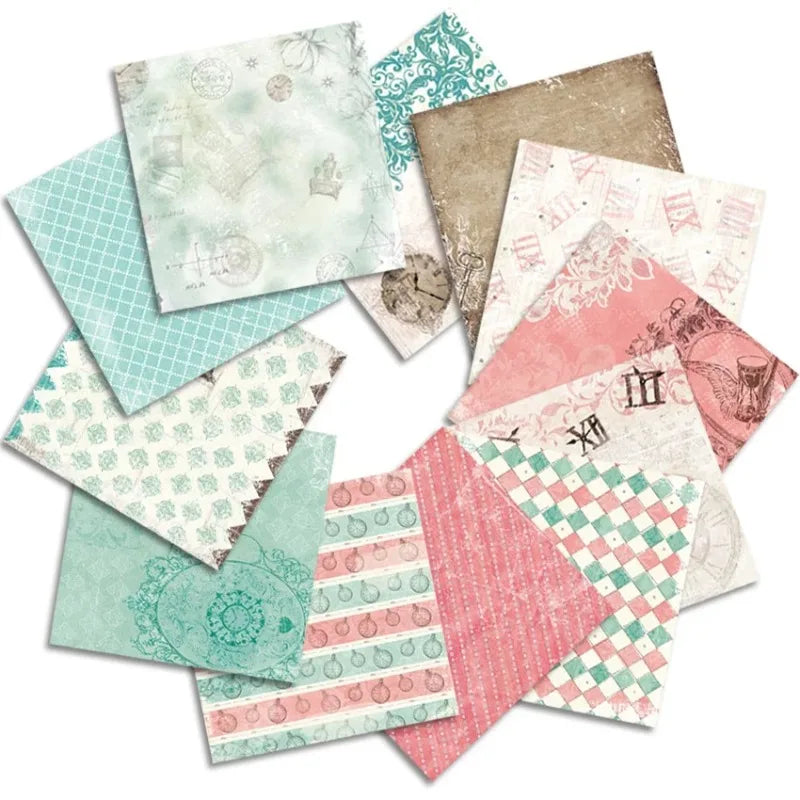 24-Sheet Craft Paper Pad for Scrapbooking, Origami & Cards Craft Paper Pad Babs