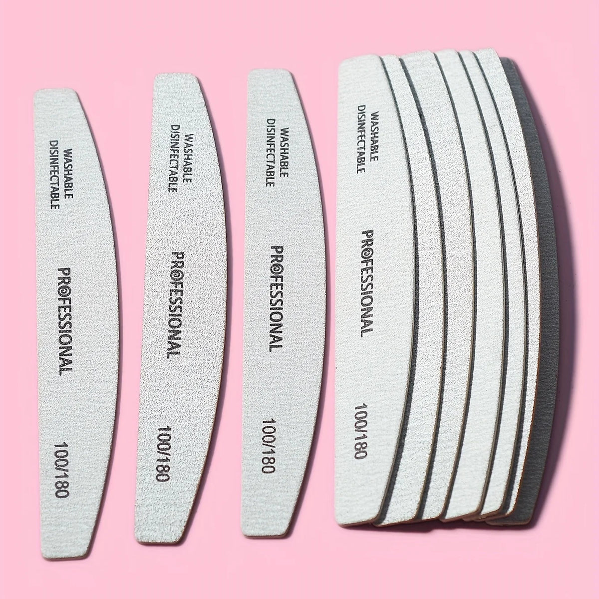 Professional Wooden Nail Files & Buffer Blocks – 10/25 Pack Nail Files & Buffers Babs 25PCS