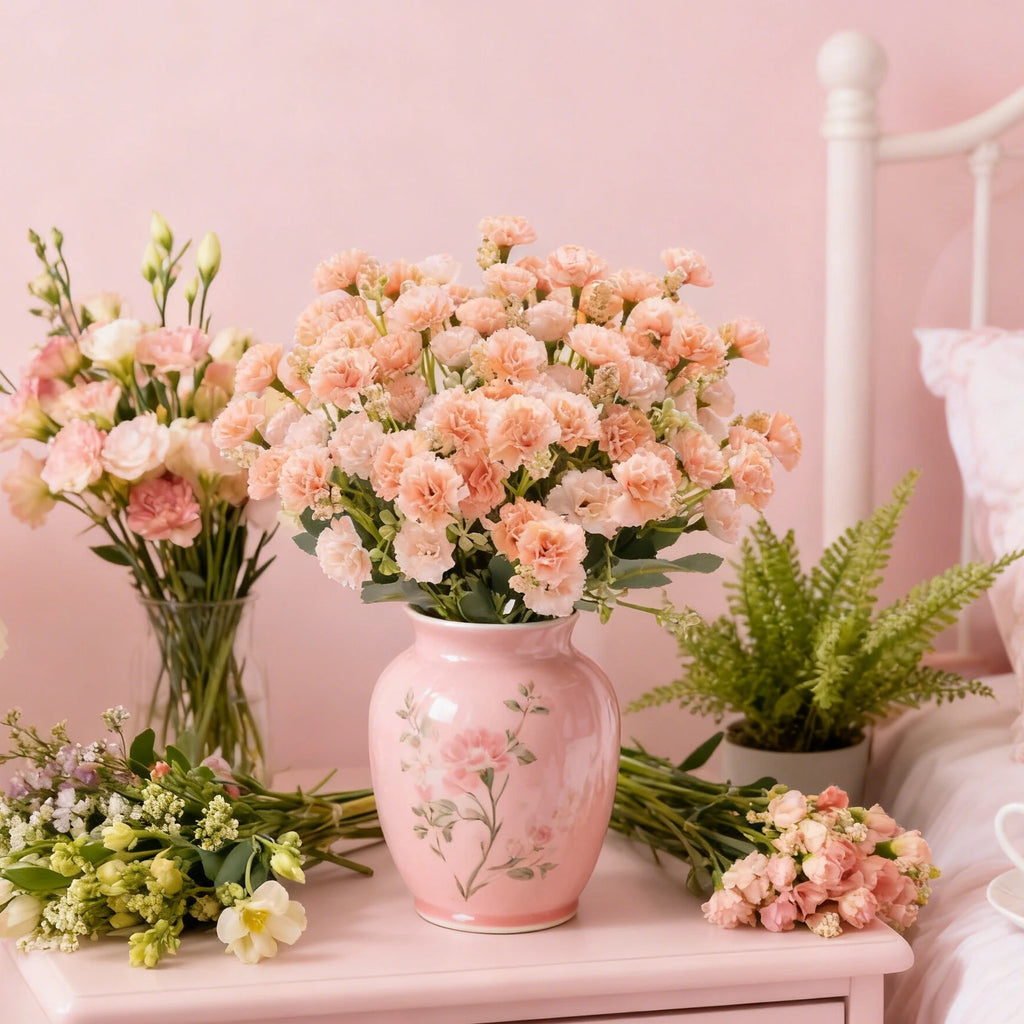 Artificial Silk Carnation Flowers – Wedding & Home Décor Artificial Flowers Babs