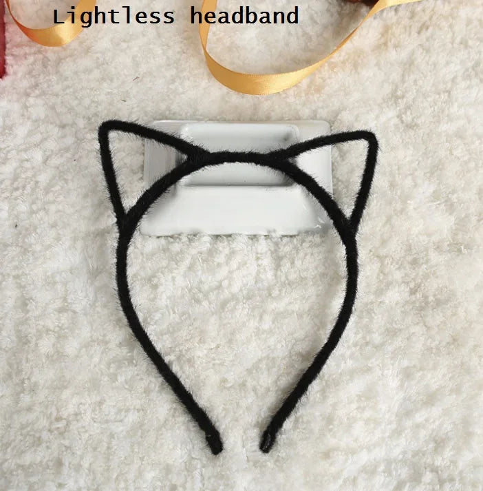 LED Cat Ear Headband – Flashing Glow Party Headwear LED Party Headband Babs 23