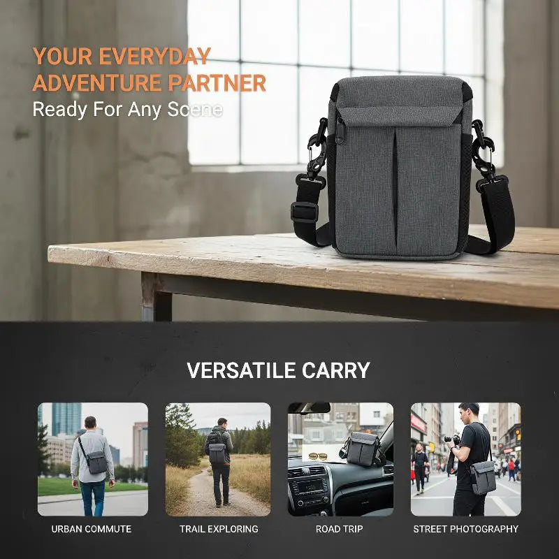 Shockproof Mirrorless Camera Crossbody Bag | Nylon Camera Crossbody Bag Babs