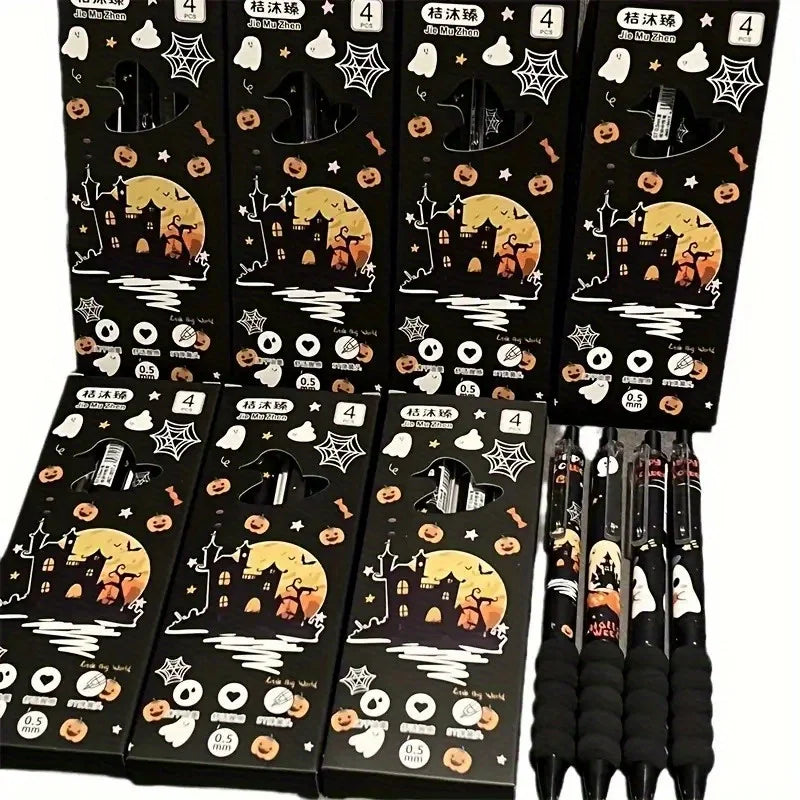 4PCS Halloween Gel Pens 0.5mm – Classroom Rewards & Party Gifts Halloween Gel Pens Babs