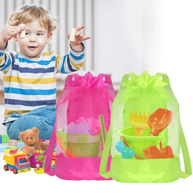 Mesh Travel Backpack Beach Bag Toiletry Pouch Compression Sack Mesh Travel Backpack Babs