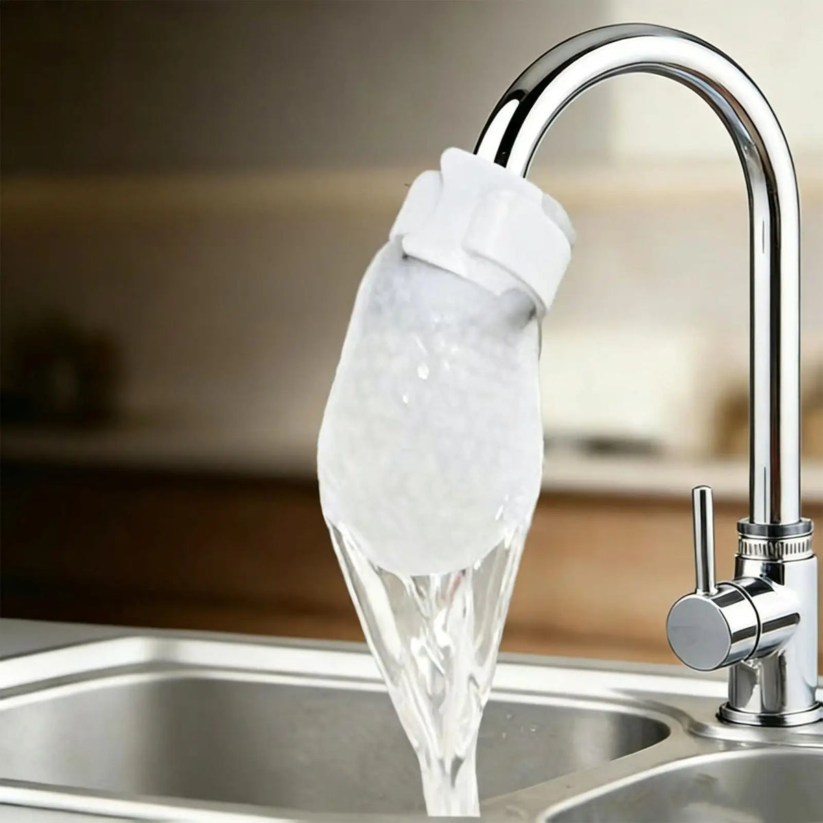 30-Pack Cotton Faucet Filter Bags – Anti-Splash Tap Water Filter Faucet Filter Bags Babs