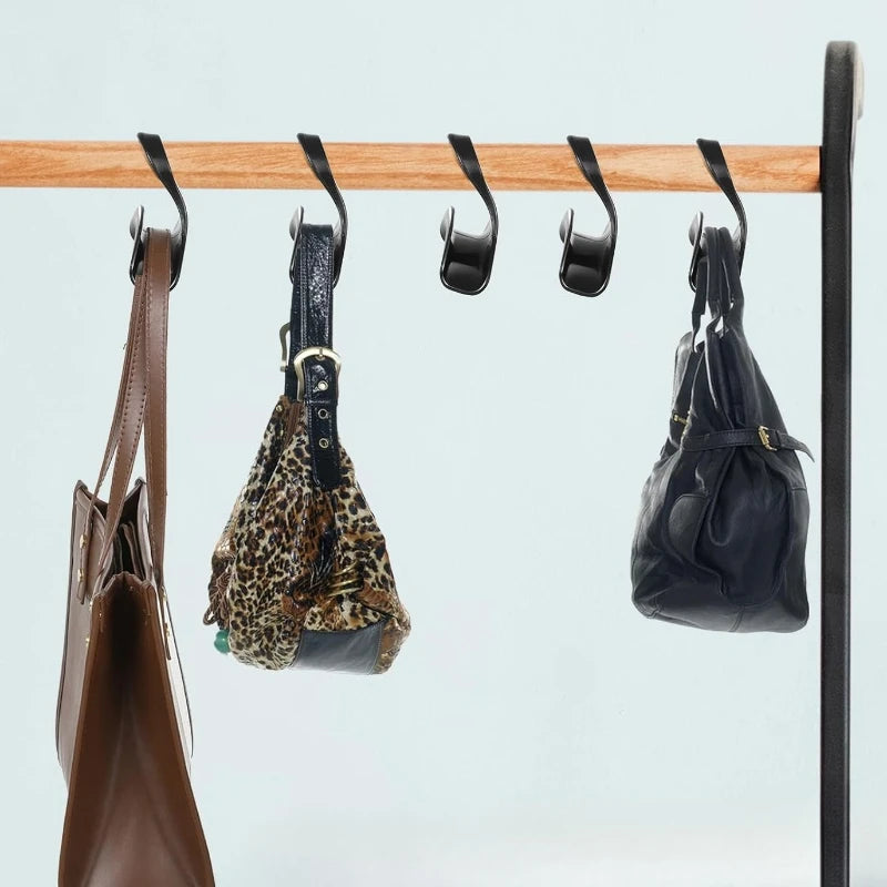 10-Pack Purse Hanger Hooks – Closet Bag Rack Organizer Closet Bag Organizer Babs