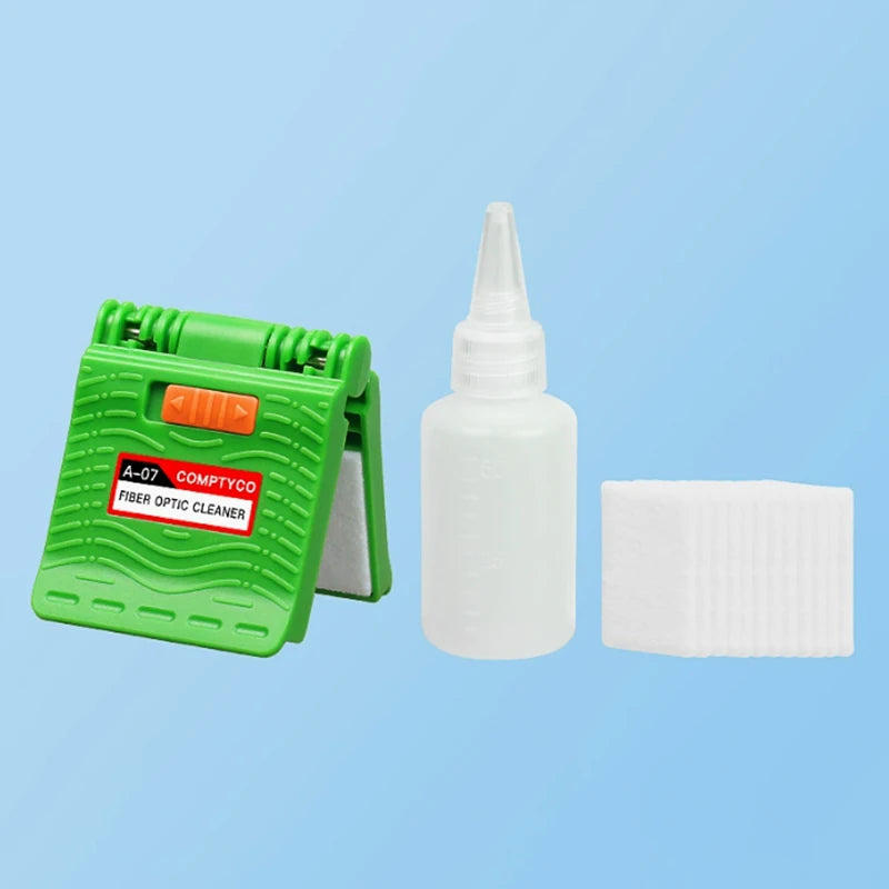 Fiber Optic Wiping Clip – Dust-Free Oil Removal Tool | HUXUAN Fiber Optic Cleaning Tool Babs Green