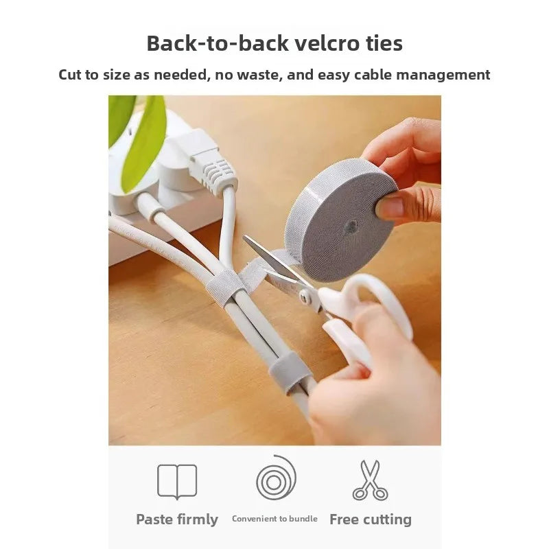 Reusable Cable Ties – Adjustable Wire & Cord Organizer Straps Cable Ties & Organizer Babs