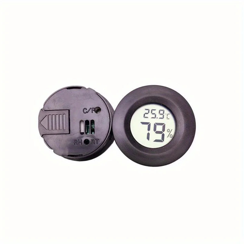 Mini LCD Thermometer Hygrometer – Fridge & Freezer Meter Digital Thermometer Hygrometer Babs black