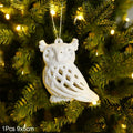 Christmas Tree Ornaments – Snowflake, Angel & Deer Pendants Christmas Tree Ornaments Babs 1pc owl