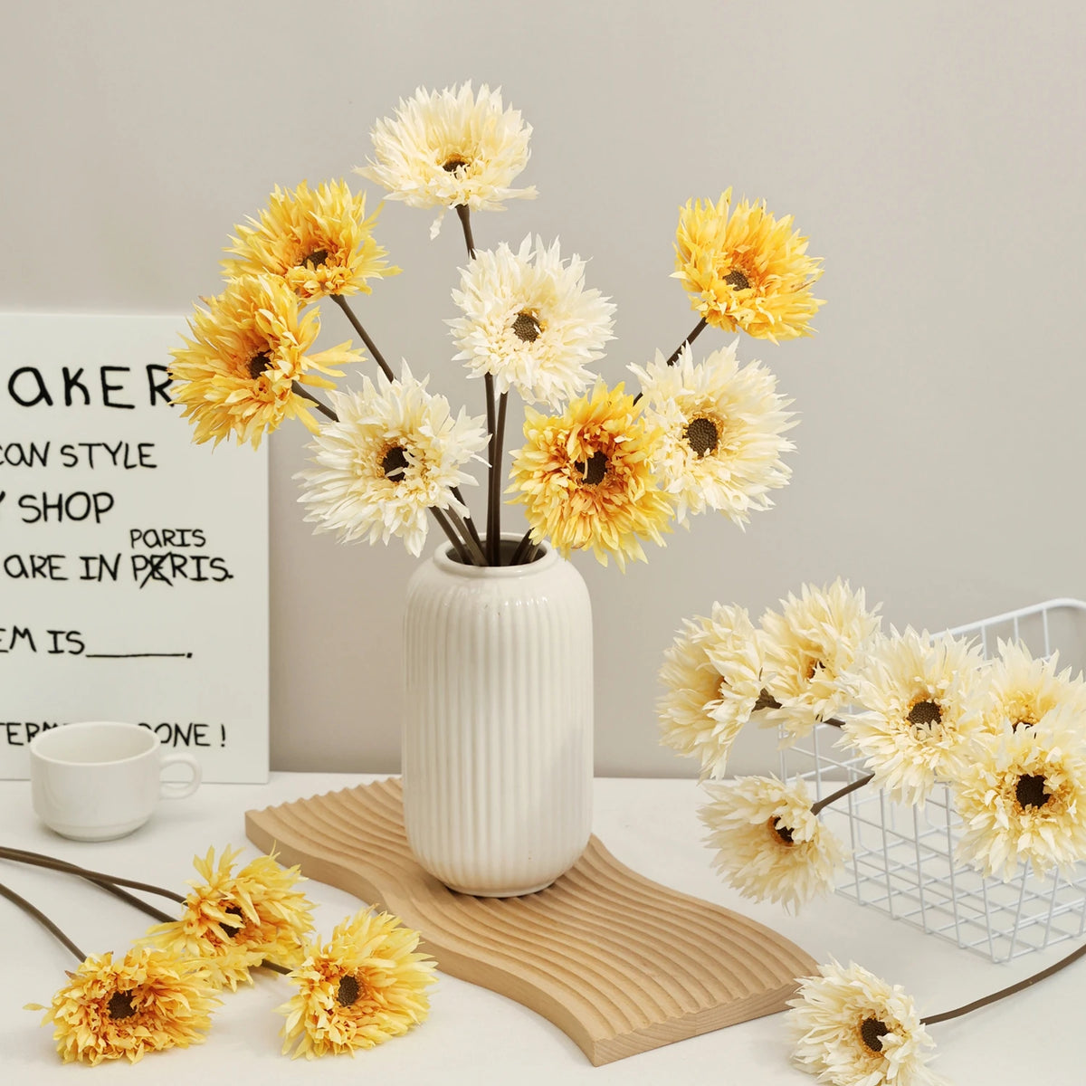 Artificial Silk Gerbera Bridal Bouquet – Wedding & Home Décor Artificial Flower Bouquet Babs