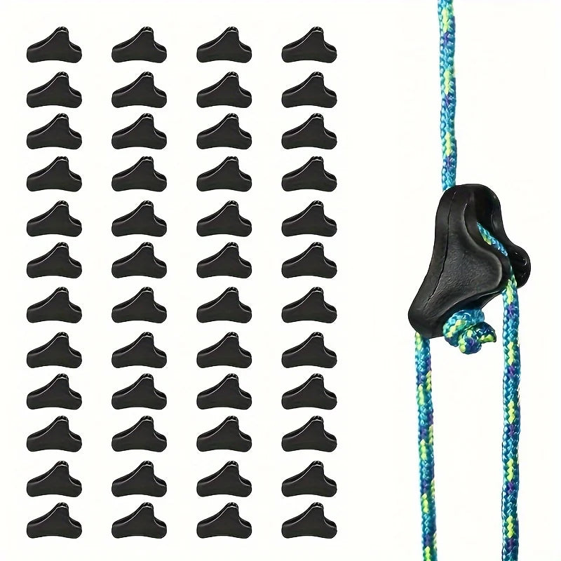 10pcs Non-Slip Tent Rope Tensioners – Camping Guy Line Adjuster Tent Rope Tensioner Babs