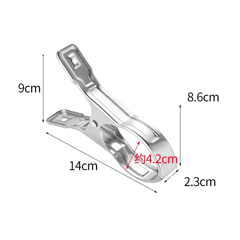 Large Stainless Steel Clothespins – Windproof Laundry Clips Laundry Clothespins Babs
