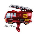Mini Vehicle Foil Balloons – Construction & Fire Party Décor 5-50pcs Party Foil Balloons Babs ROSE RED 10pcs