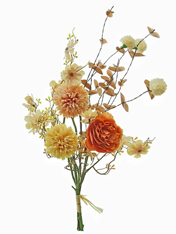Silk Rose Artificial Flower for Wedding, Home & Party Décor Artificial Silk Flower Babs Orange 1PC