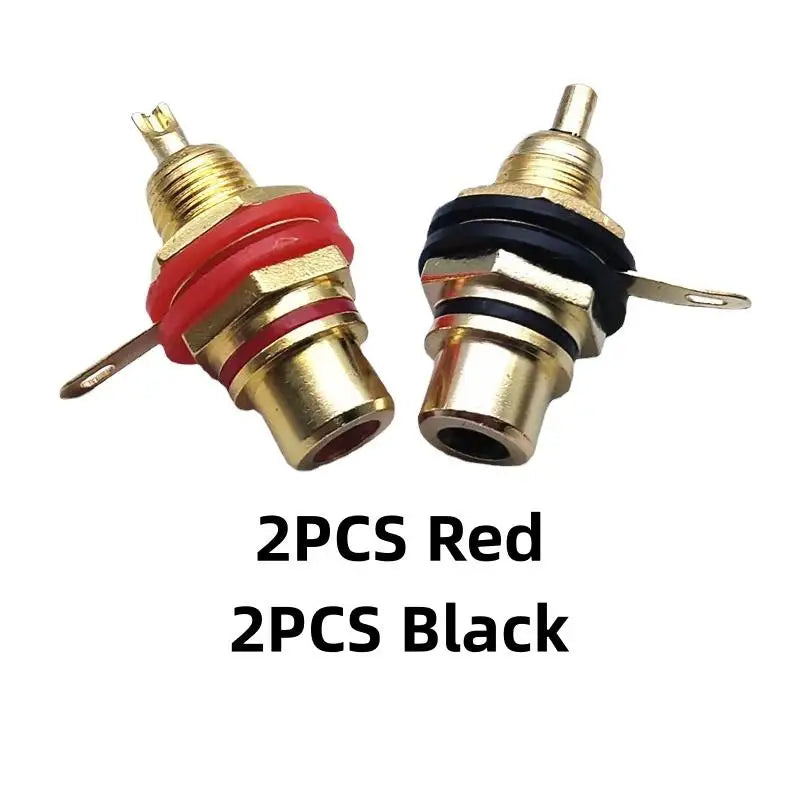 3.5mm Nickel Plated Lotus Connector Female Socket 4/10Pcs Audio Connector Babs B 4pcs