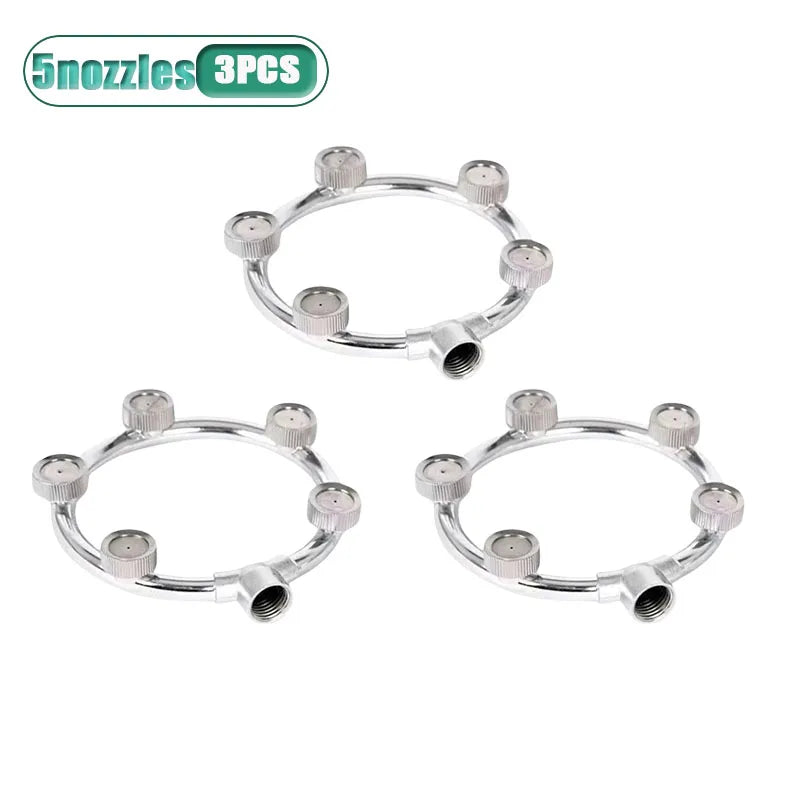 High Pressure Atomizing Nozzle Ultra Fine Spray Tips for Garden Garden Spray Nozzle Babs 5nozzles-3PCS