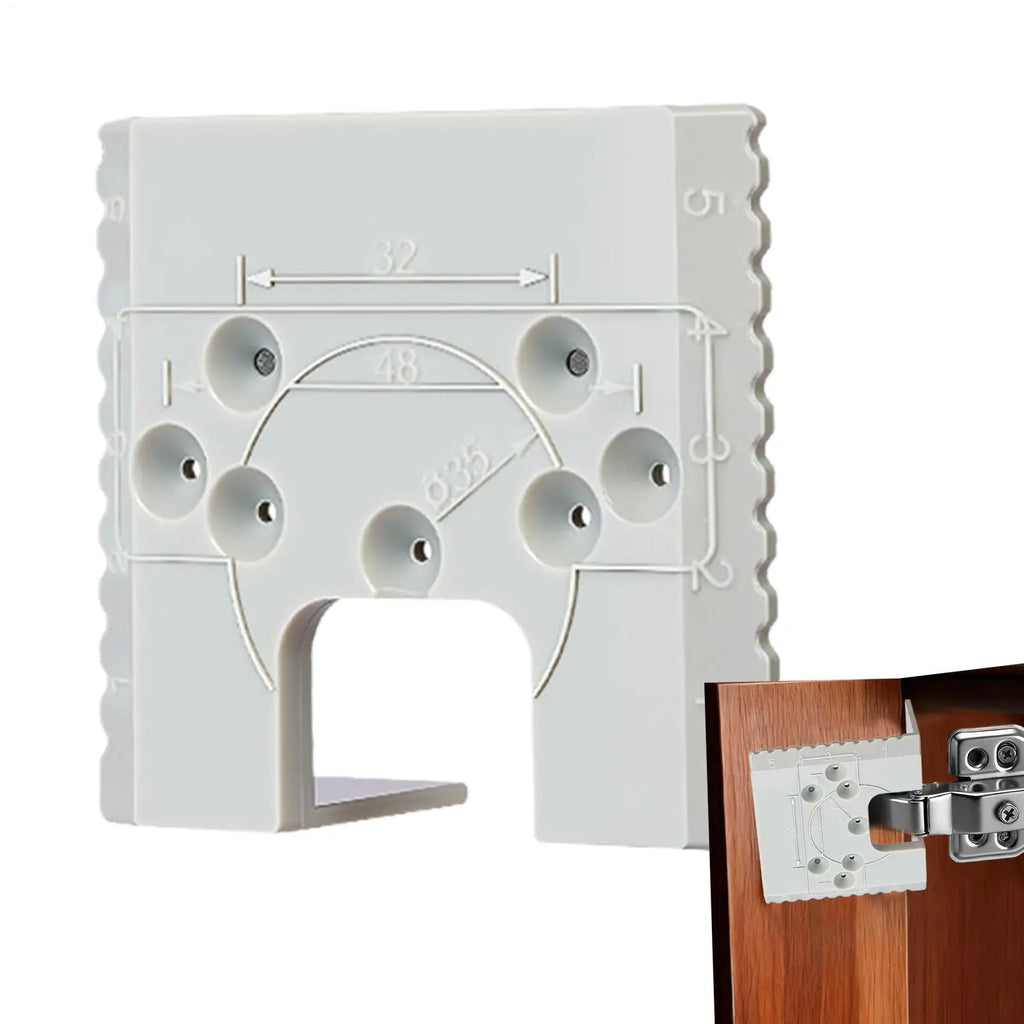 Door Hinge Jig Template – Precision ABS Install Tool for Cabinets Door Hinge Jig Babs