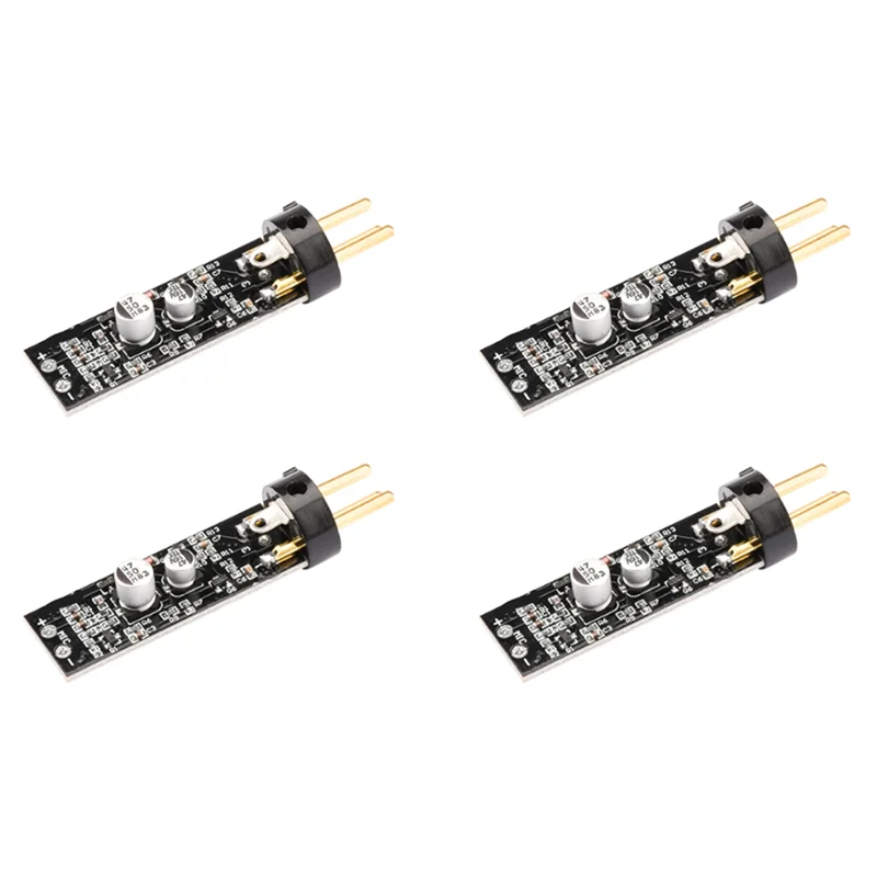 4-Pack Phantom Power Electret Condenser Mic Amplifier Board Mic Amplifier Board Babs Black NONE