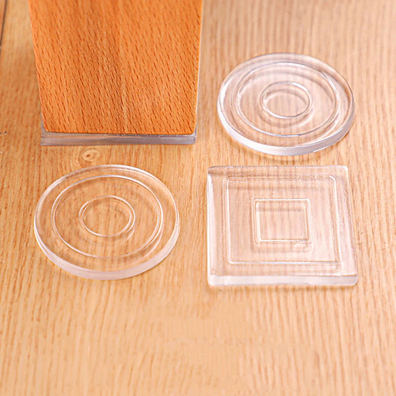 4pcs Silicone Anti-Vibration Non-Slip Pads – Self-Adhesive Furniture Furniture Non-Slip Pads Babs