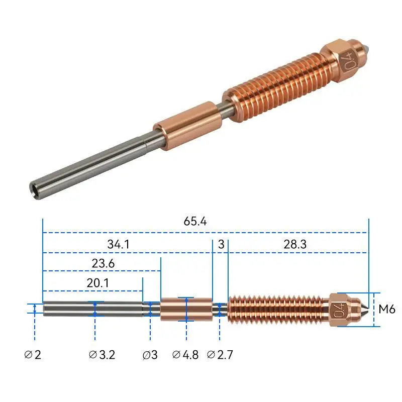Quick-Swap 3D Printer Nozzle Kit – K1C K1 Max K1 SE K2 SE 3D Printer Nozzle Babs