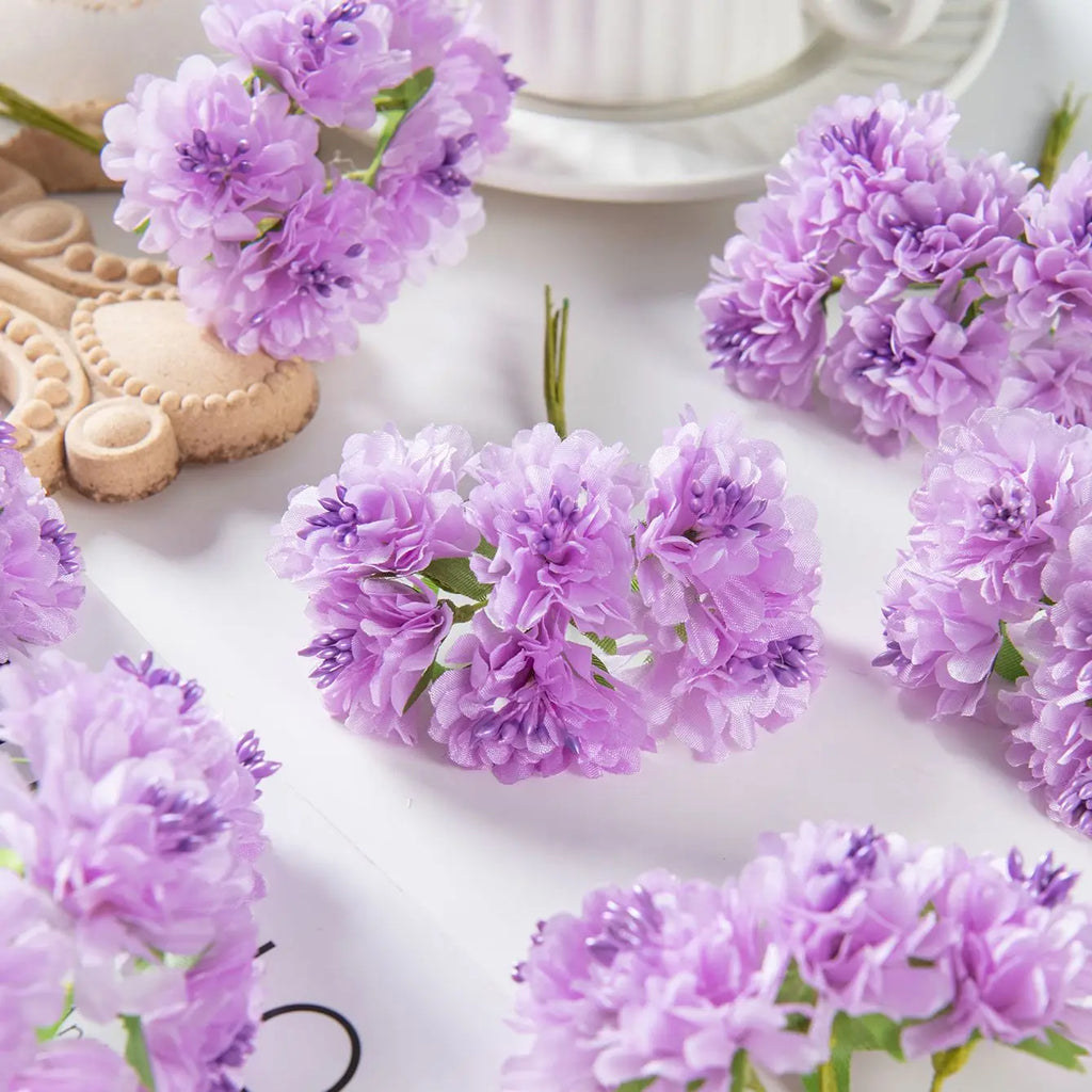 Artificial Silk Carnation Flowers – UV-Protected Wedding & Home Decor Artificial Silk Flowers Babs