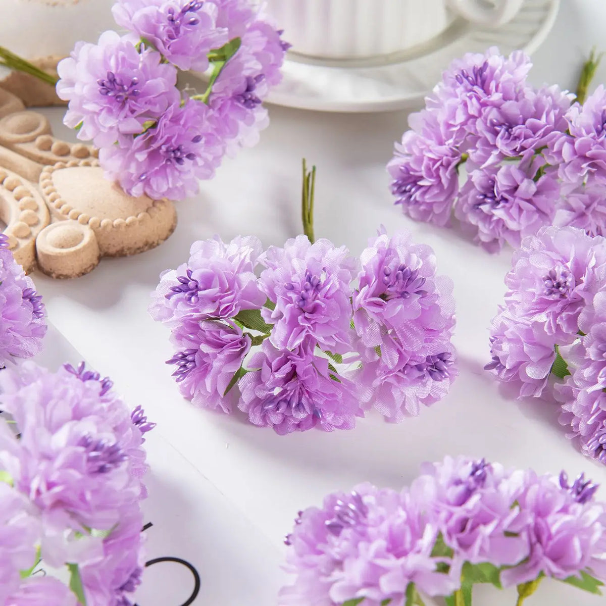 Artificial Silk Carnation Flowers – UV-Protected Wedding & Home Decor Artificial Silk Flowers Babs