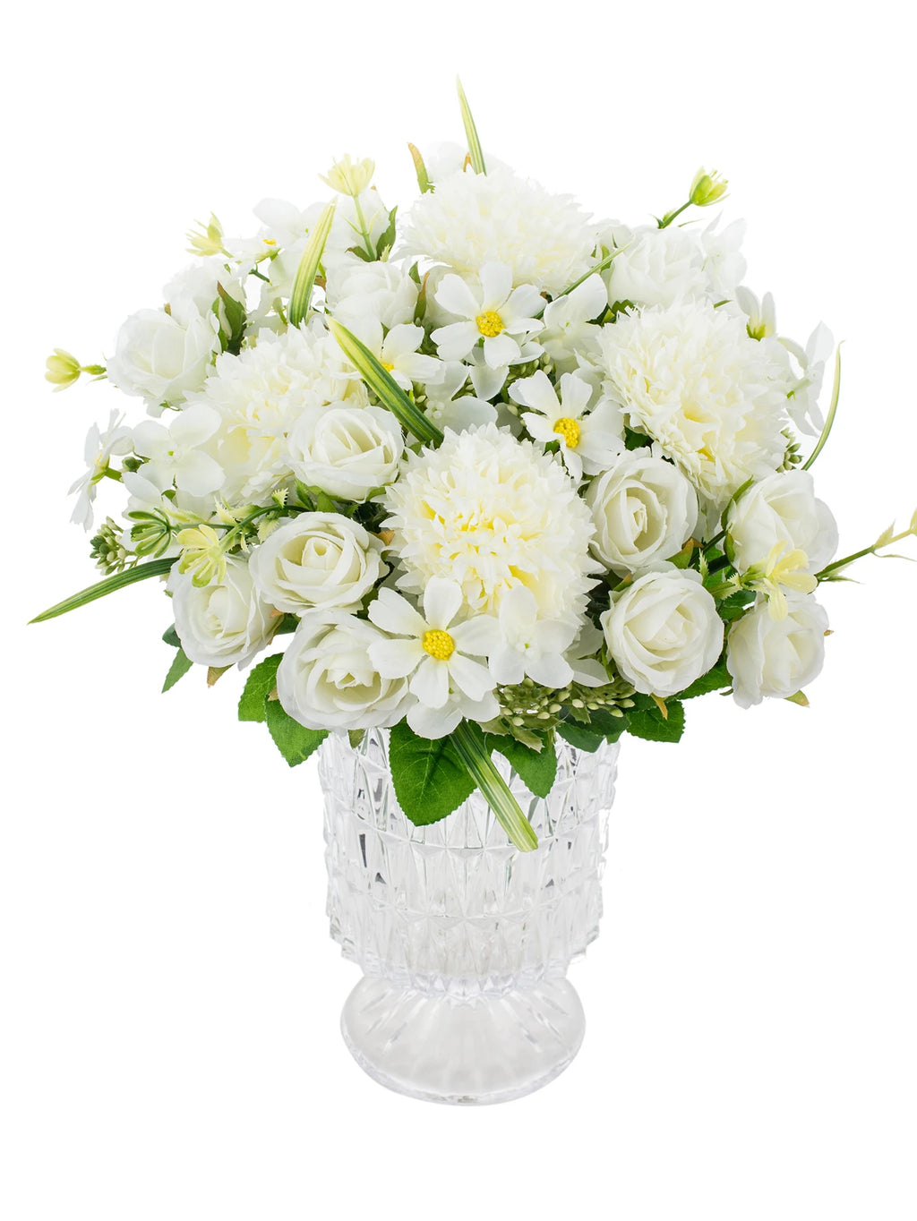 Artificial Silk Rose Bouquet – Wedding & Home Décor Artificial Flower Bouquet Babs Beige 3 pcs