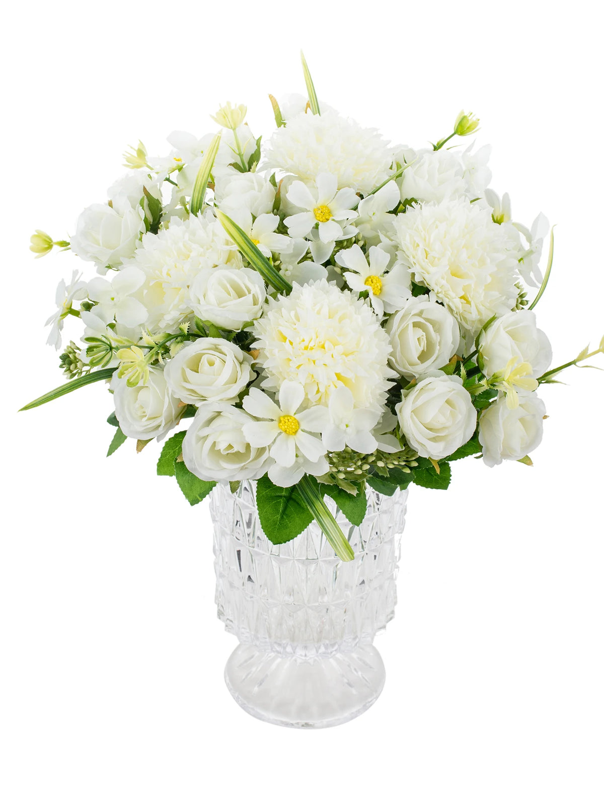 Artificial Silk Rose Bouquet – Wedding & Home Décor Artificial Flower Bouquet Babs Beige 3 pcs