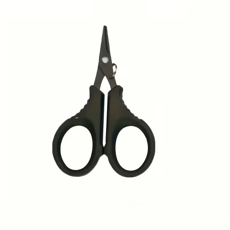 Stainless Steel Fishing Scissors | Mini PE Line Cutter Fishing Scissors Babs black