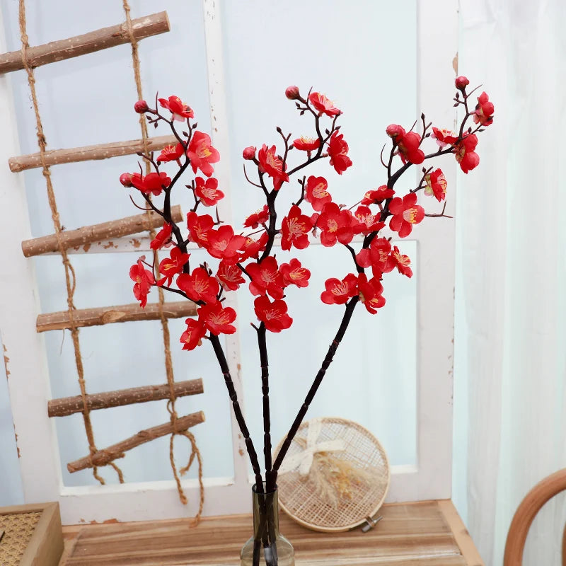 60CM Artificial Silk Plum Blossom Branch | Home & Wedding Decor Artificial Flower Branch Babs