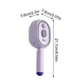 Electric Water Spray Hair Brush – Anti-Static Steam Comb Electric Hair Brush Babs Purple