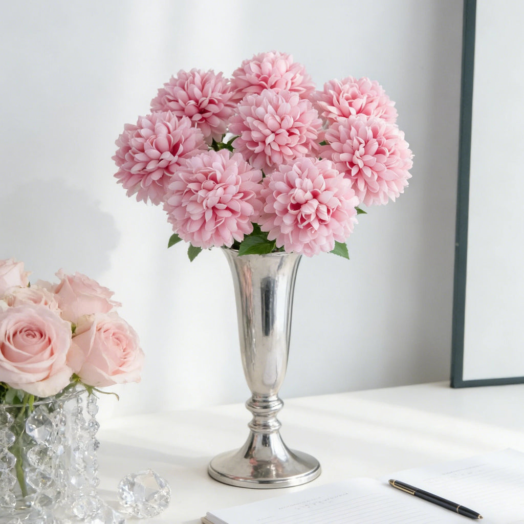 Artificial Silk Chrysanthemum Bouquet | Wedding & Home Décor Artificial Silk Flowers Babs