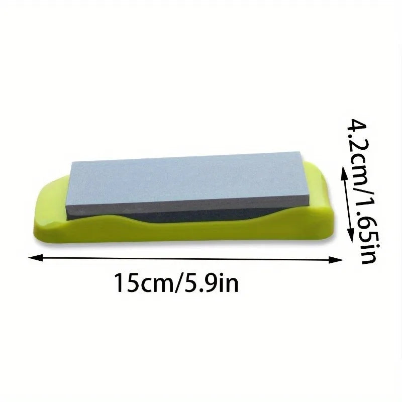 Double-Sided Diamond Sharpening Stone – Non-Slip Base Diamond Sharpening Stone Babs