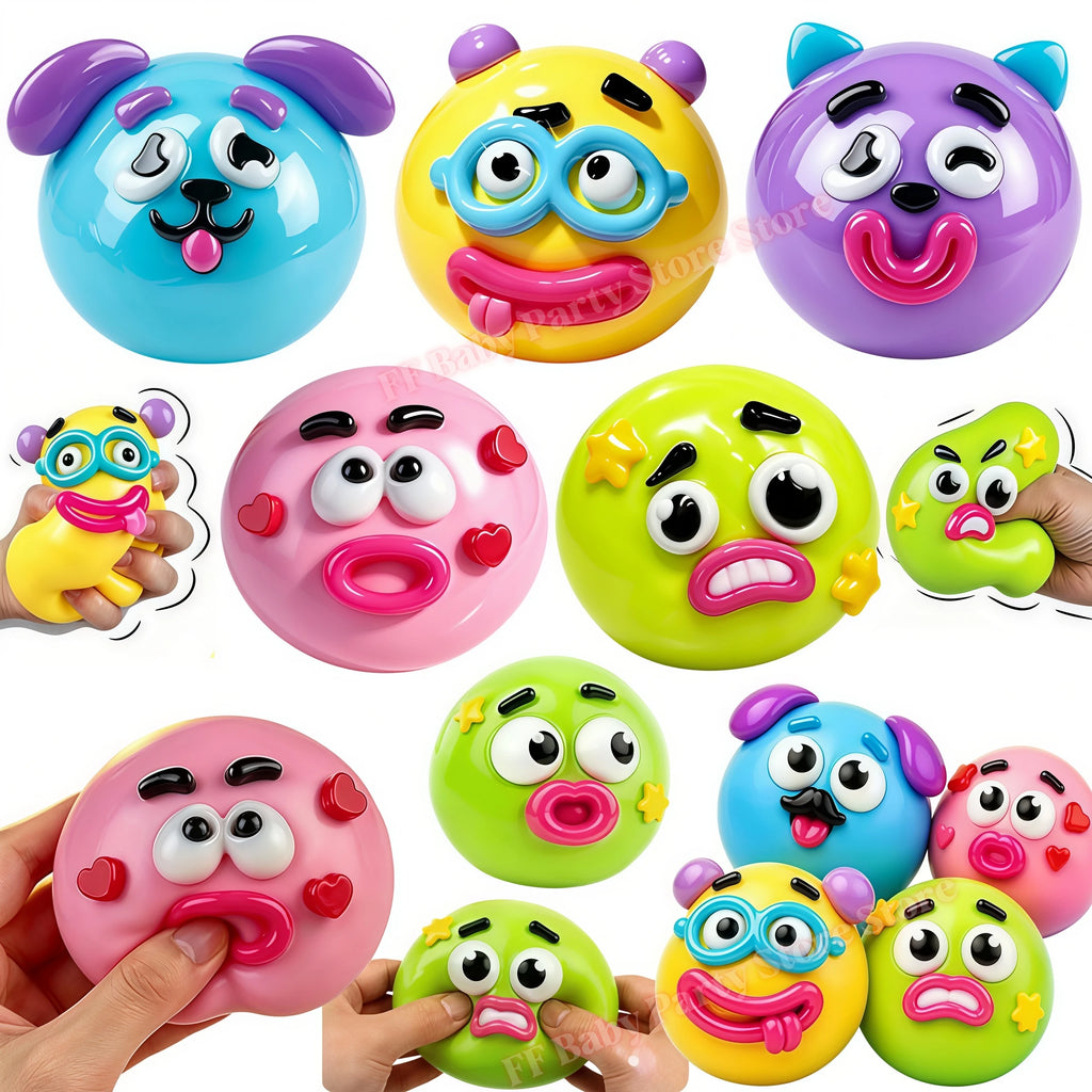 Smushers Dog Face Swap Squishy Toy – Slow Rise Fidget Gift Squishy Fidget Toy Babs