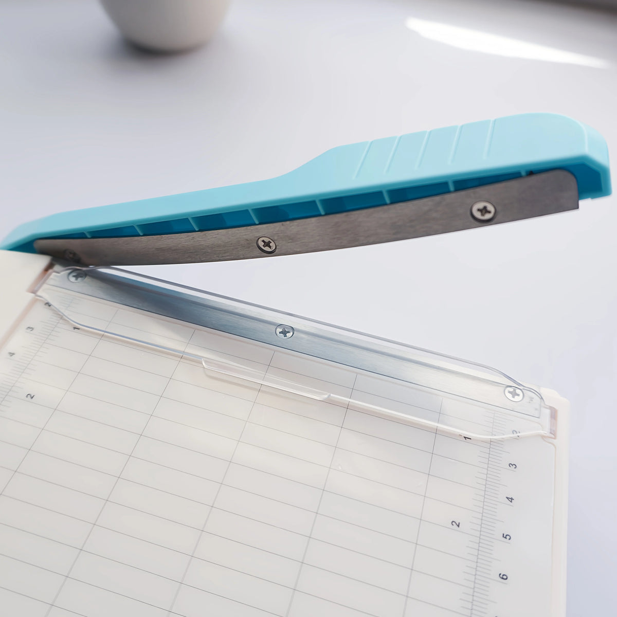 Mini Paper Trimmer – Portable Photo Cutter with Grid Ruler Paper Trimmer Babs
