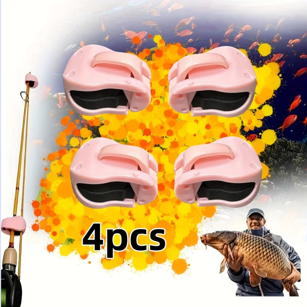 4-Piece Anti-Slip Fishing Rod Holder Wall Mount Bracket Set Fishing Rod Holder Babs