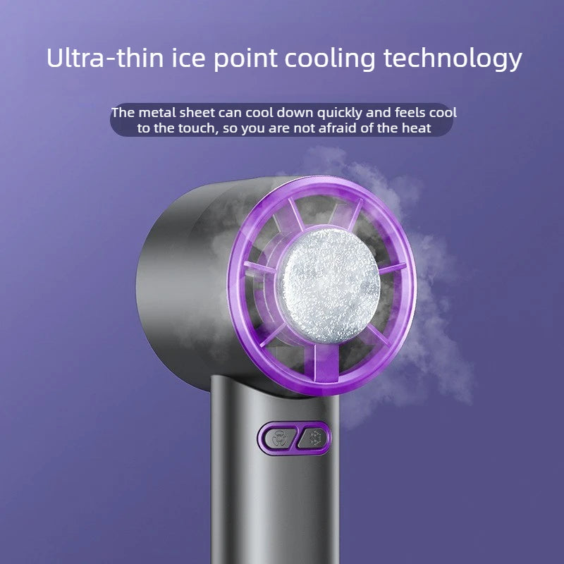 USB Handheld Mini Cooling Fan – 5 Speed Foldable Type-C Handheld Cooling Fan Babs