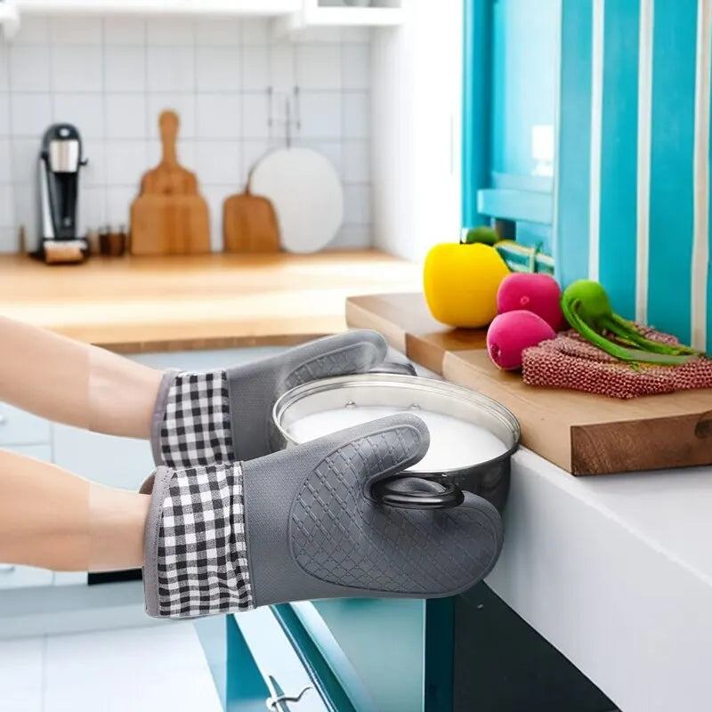 Silicone Oven Glove – Anti-Slip, Heat Resistant Kitchen Mitt Silicone Oven Mitt Babs