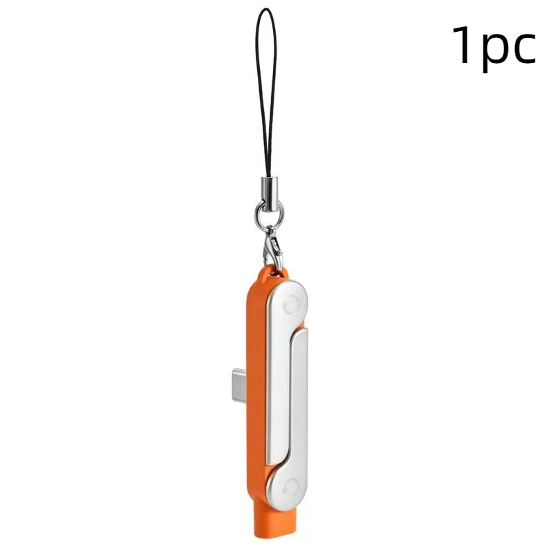 USB Type-C 240W Fast Charging Adapter & Foldable Phone Stand Charging Adapter Stand Babs 1pcs Orange