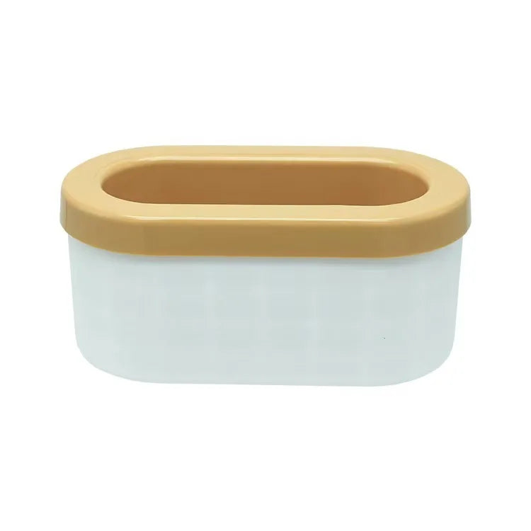 Large Round Silicone Ice Cube Mold & Ice Bucket – DIY Maker Silicone Ice Cube Mold Babs L-Orange