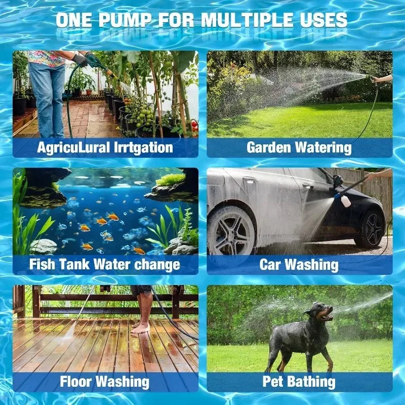 Cordless Submersible Water Pump – 18/20V Battery Compatible Submersible Water Pump Babs