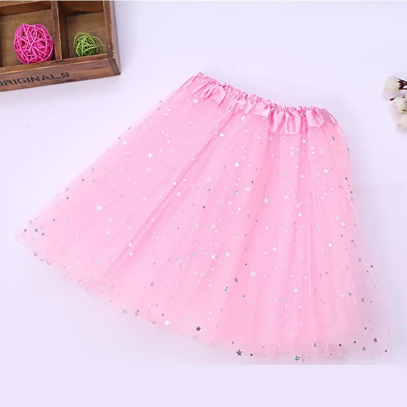 Girls Pink Tutu Skirt | Princess Party & Birthday Ball Gown