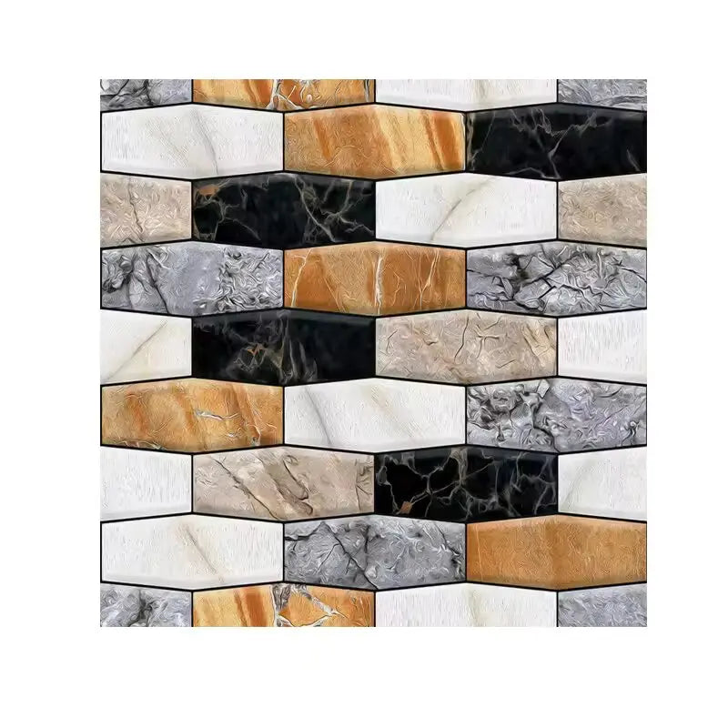 3D Self-Adhesive Tile Wall Stickers – Waterproof PVC Decor 3D Wall Stickers Babs 3 10pcs