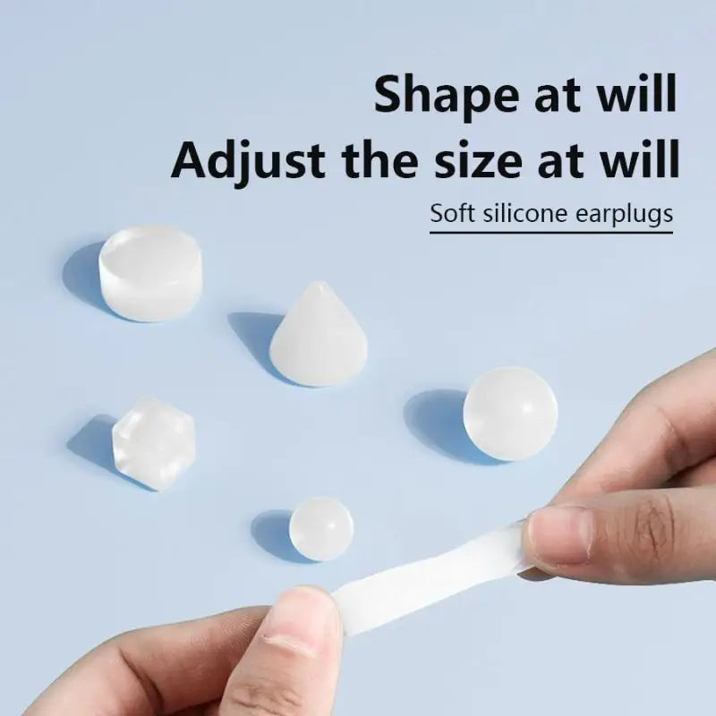 30Pcs Moldable Silicone Earplugs 38dB – Sleep, Travel & Work Moldable Silicone Earplugs Babs